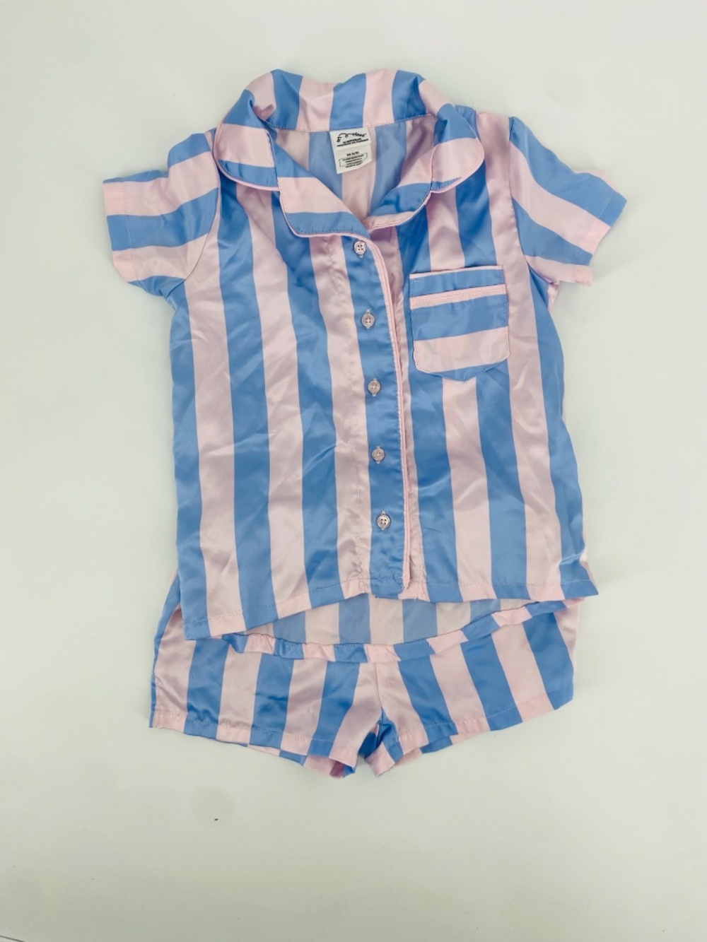 Art Class by Target Girls Pajama Set – Size XS (4/5) – Pink & Blue Stripes